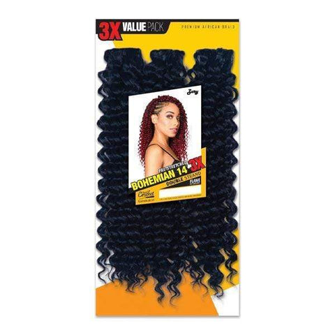 [3 Pack Deal] Zury Sis Premium African Synthetic Crochet Braid - 3X BOHEMIAN 14" - SoGoodBB.com