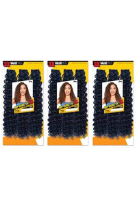 [3 Pack Deal] Zury Sis Premium African Synthetic Crochet Braid - 3X HIP CURL 14" - SoGoodBB.com