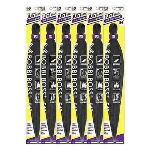 [6 Pack Deal] Bobbi Boss Pre-feathered Braid - JUST BRAID 54 - SoGoodBB.com