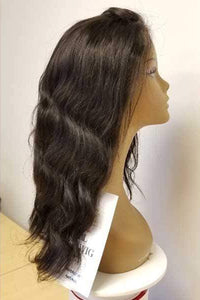 Bellatique 100% Human Hair Lace Wigs NATURAL / 14" Bellatique 100% Virgin Brazilian Remy Human Hair Lace Front Wig - BEVERLY