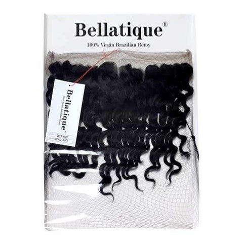 Bellatique 100% Virgin Brazilian Remy 13x4 Lace Frontal Closure - DEEP WAVE - SoGoodBB.com
