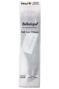 Bellatique 100% Virgin Brazilian Remy 4x4 Full Lace Closure - STRAIGHT - SoGoodBB.com
