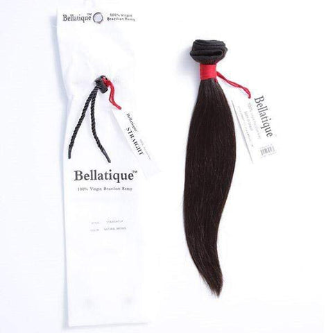 Bellatique Unprocessed Bundle Hair 10" / Natural Black Bellatique 100% Virgin Brazilian Remy - STRAIGHT 10"~24"
