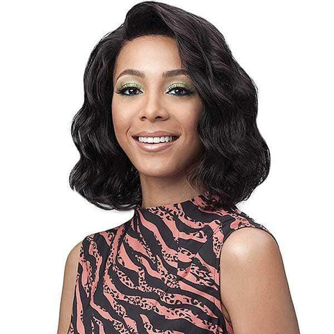 Bobbi Boss 100% Brazilian Virgin Remy Bundle Hair Full Lace Wig - BNGLWOC12 OCEAN WAVE 12" - SoGoodBB.com