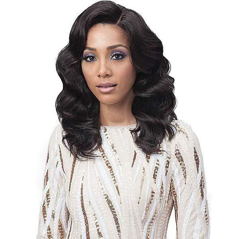 Bobbi Boss 100% Brazilian Virgin Remy Bundle Hair Full Lace Wig - BNGLWOC16 OCEAN WAVE 16" - SoGoodBB.com