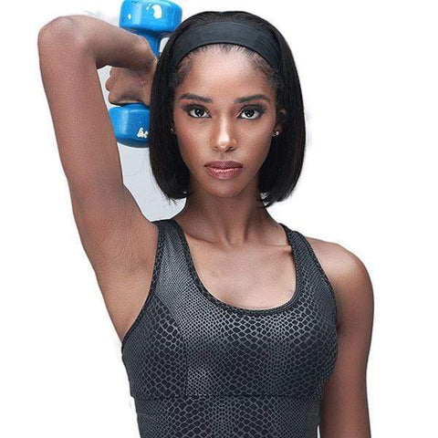 Bobbi Boss 100% Human Hair Full Wigs Bobbi Boss 100% Human Hair Headband Wig - MH1400 WILONA