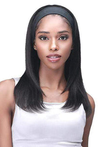 Bobbi Boss 100% Human Hair Full Wigs Bobbi Boss 100% Human Hair Headband Wig - MH1401 LEONA