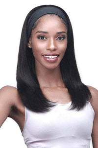 Bobbi Boss 100% Human Hair Full Wigs Bobbi Boss 100% Human Hair Headband Wig - MH1401 LEONA