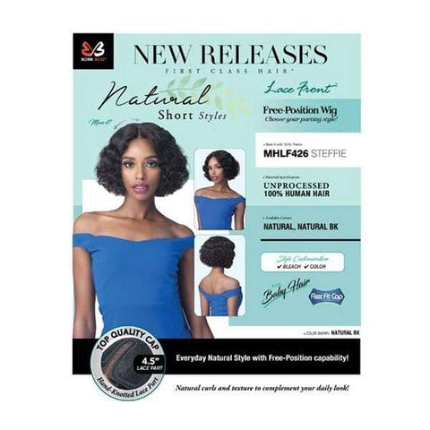 Bobbi Boss 100% Human Hair Lace Front Wig - MHLF426 STEFFIE - Clearance - SoGoodBB.com