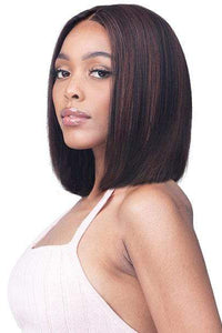 Bobbi Boss 100% Human Hair Lace Front Wig - MHLF587 STRAIGHT 12 - SoGoodBB.com