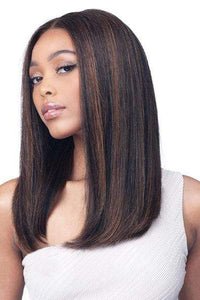 Bobbi Boss 100% Human Hair Lace Front Wig - MHLF589 STRAIGHT 18 - SoGoodBB.com
