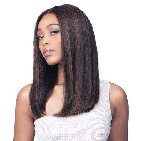Bobbi Boss 100% Human Hair Lace Front Wig - MHLF589 STRAIGHT 18 - SoGoodBB.com