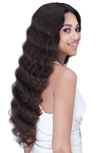 Bobbi Boss 100% Human Hair Lace Wigs Bobbi Boss 100% Human Hair 13X4 360 Swiss Lace Front Wig - MHLF516L NAHLA 24