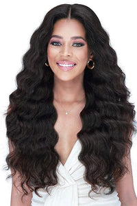 Bobbi Boss 100% Human Hair Lace Wigs Bobbi Boss 100% Human Hair 13X4 360 Swiss Lace Front Wig - MHLF516L NAHLA 24