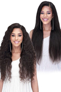Bobbi Boss 100% Human Hair Lace Wigs Bobbi Boss 100% Human Hair 13X4 360 Swiss Lace Front Wig - MHLF519L WW BRAELYNN 24