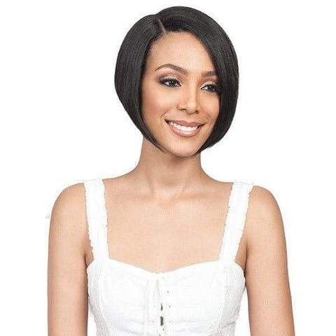 Bobbi Boss 100% Human Hair Lace Wigs Bobbi Boss 100% Human Hair Sleek Bob Lace Front Wig - MHLF403 HH SHANTEL