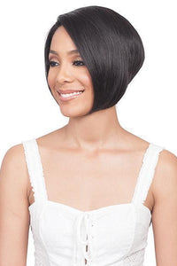 Bobbi Boss 100% Human Hair Lace Wigs Bobbi Boss 100% Human Hair Sleek Bob Lace Front Wig - MHLF403 HH SHANTEL