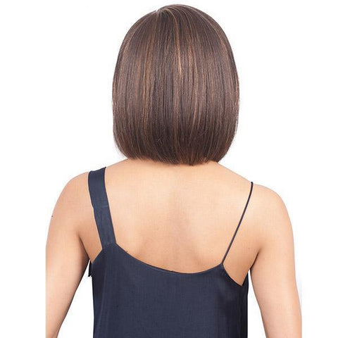 Bobbi Boss 100% Human Hair Lace Wigs Bobbi Boss 100% Human Hair Sleek Bob Lace Front Wig - MHLF405 HH FLORA