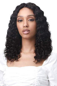 Bobbi Boss 100% Human Hair Lace Wigs Bobbi Boss 100% Human Hair Wet & Wavy Lace Front Wig - MHLF441 MARGARET