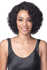 Bobbi Boss 100% Human Hair Lace Wigs Bobbi Boss 100% Unprocessed Brazilian Virgin Remy Bundle Hair Full Lace Wig - BNGLWNC12 NATURAL CURL 12"