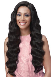 Bobbi Boss 100% Human Hair Lace Wigs Bobbi Boss 100% Unprocessed Brazilian Virgin Remy Bundle Hair Full Lace Wig - BNGLWOC32 OCEAN WAVE 32"