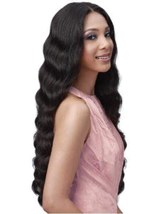 Bobbi Boss 100% Human Hair Lace Wigs Bobbi Boss 100% Unprocessed Brazilian Virgin Remy Bundle Hair Full Lace Wig - BNGLWOC32 OCEAN WAVE 32"