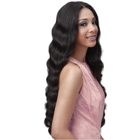 Bobbi Boss 100% Human Hair Lace Wigs Bobbi Boss 100% Unprocessed Brazilian Virgin Remy Bundle Hair Full Lace Wig - BNGLWOC32 OCEAN WAVE 32"