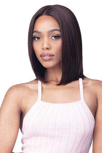 Bobbi Boss 100% Human Hair Lace Wigs Bobbi Boss 100% Unprocessed Human Hair Lace Front Wig - MHLF587 STRAIGHT 12