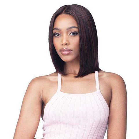 Bobbi Boss 100% Human Hair Lace Wigs Bobbi Boss 100% Unprocessed Human Hair Lace Front Wig - MHLF587 STRAIGHT 12