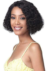 Bobbi Boss 100% Human Hair Lace Wigs Bobbi Boss 100% Unprocessed Remi Hair Deep Part Lace Front Wig - MHLF421 WATER CURL 10
