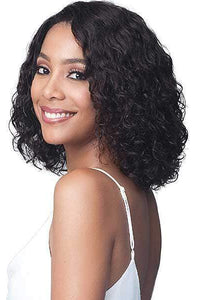 Bobbi Boss 100% Human Hair Lace Wigs Bobbi Boss 100% Unprocessed Remi Hair Deep Part Lace Front Wig - MHLF422 WATER CURL 12