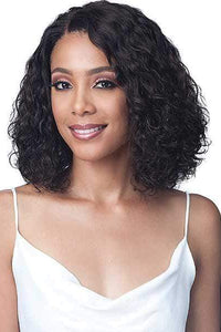Bobbi Boss 100% Human Hair Lace Wigs Bobbi Boss 100% Unprocessed Remi Hair Deep Part Lace Front Wig - MHLF422 WATER CURL 12