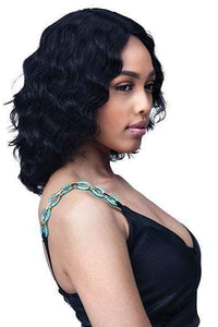 Bobbi Boss 100% Human Hair Lace Wigs Bobbi Boss 100% Unprocessed Virgin Remy Human Hair HD Lace Wig - BNLFLD12 LOOSE DEEP 12