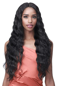 Bobbi Boss 100% Human Hair Lace Wigs Bobbi Boss 100% Unprocessed Virgin Remy Human Hair HD Lace Wig - BNLFLD28 LOOSE DEEP 28