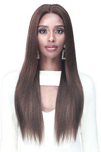 Bobbi Boss 100% Human Hair Lace Wigs Bobbi Boss 100% Virgin Remy Hair Limited Edition Lace Front Wig - MHLF911 NATURAL PERM STRAIGHT 26