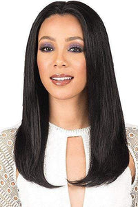 Bobbi Boss 100% Human Hair Lace Wigs Bobbi Boss Indiremi 100% Virgin Remy Hair 4x4 Deep Lace Wig - MHRLF006 NATURAL STRAIGHT 20