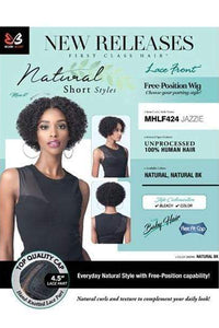 Bobbi Boss 100% Human Hair Lace Wigs Bobbi Boss Unprocessed Human Hair Lace Front Wig - MHLF424 JAZZIE