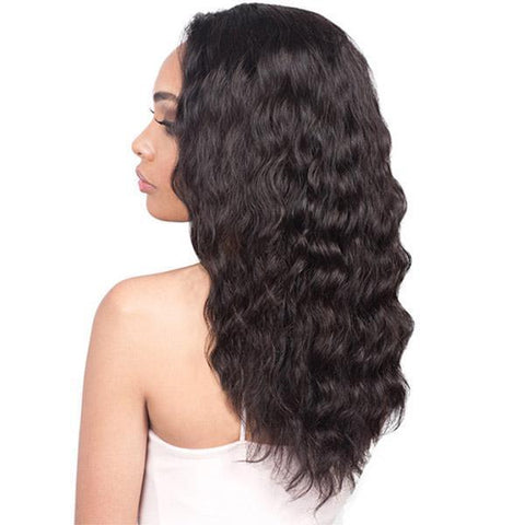 Bobbi Boss 100% Human Hair Lace Wigs Natural Bobbi Boss 100% Unprocessed Brazilian Hair 360 Deep Free Part Swiss Lace Wig - MHLF-U EVELYN