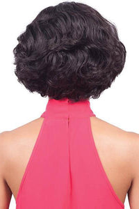 Bobbi Boss 100% Human Hair Lace Wigs NATURAL Bobbi Boss 100% Unprocessed Brazilian Human Hair 4x4 Hand-Tied Swiss Lace Wig - MHLF500 DUNN