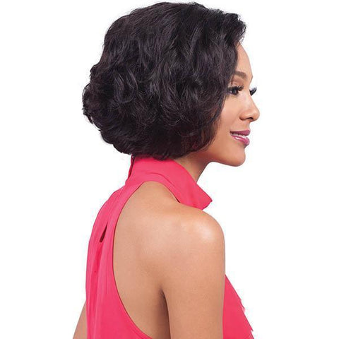 Bobbi Boss 100% Human Hair Lace Wigs NATURAL Bobbi Boss 100% Unprocessed Brazilian Human Hair 4x4 Hand-Tied Swiss Lace Wig - MHLF500 DUNN