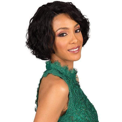 Bobbi Boss 100% Human Hair Lace Wigs Natural Bobbi Boss 100% Unprocessed Human Hair Lace Part Wig - MHLP0001 EZRA