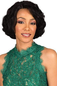 Bobbi Boss 100% Human Hair Lace Wigs Natural Bobbi Boss 100% Unprocessed Human Hair Lace Part Wig - MHLP0001 EZRA
