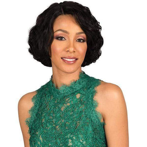 Bobbi Boss 100% Human Hair Lace Wigs Natural Bobbi Boss 100% Unprocessed Human Hair Lace Part Wig - MHLP0001 EZRA