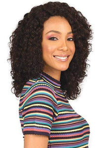 Bobbi Boss 100% Human Hair Lace Wigs Natural Bobbi Boss 100% Unprocessed Human Hair Lace Part Wig - MHLP0002 DEVA