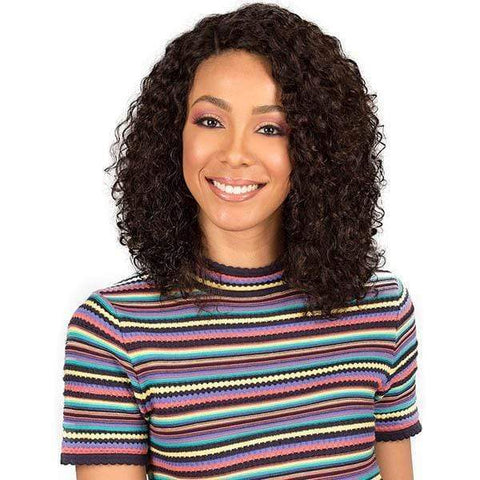 Bobbi Boss 100% Human Hair Lace Wigs Natural Bobbi Boss 100% Unprocessed Human Hair Lace Part Wig - MHLP0002 DEVA