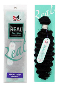 Bobbi Boss 100% Human Hair (Single Pack) Bobbi Boss BeReal 100% BRAZILIAN UNPROCESSED VIRGIN HUMAN HAIR - New Deep 10" - 22"