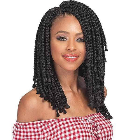 Bobbi Boss African Roots Collection Crochet Braid - BOMBA BOX BRAID BLUNT TIPS 10" - SoGoodBB.com