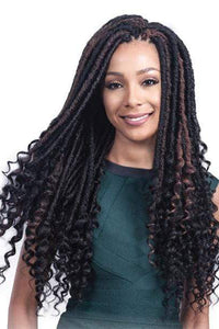 Bobbi Boss African Roots Collection Crochet Braid - BOMBA FAUX LOCS SOUL CURY TIPS 20" - SoGoodBB.com