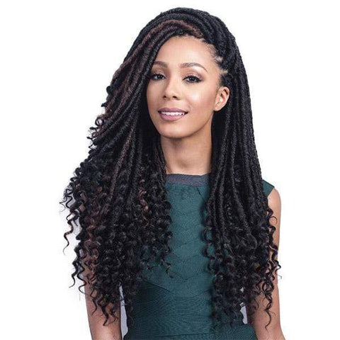 Bobbi Boss African Roots Collection Crochet Braid - BOMBA FAUX LOCS SOUL CURY TIPS 20" - SoGoodBB.com