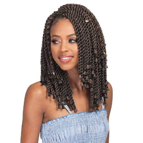 Bobbi Boss African Roots Collection Crochet Braid - BOMBA SENEGAL TWIST BLUNT TIPS 10" - SoGoodBB.com